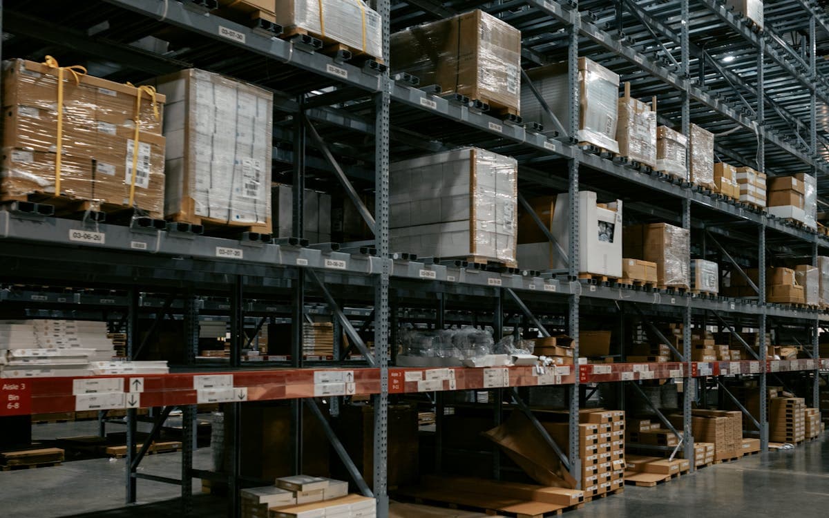 Warehouse power and LED high-bay lighting